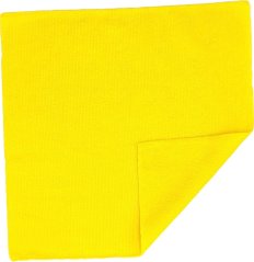 Utěrka z mikrovlákna 30x30cm žlutá bezešvá