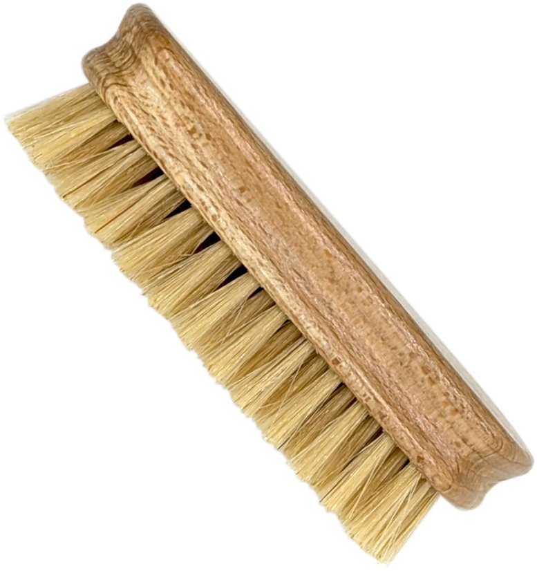 Kartáč na čištění kůže ze strany